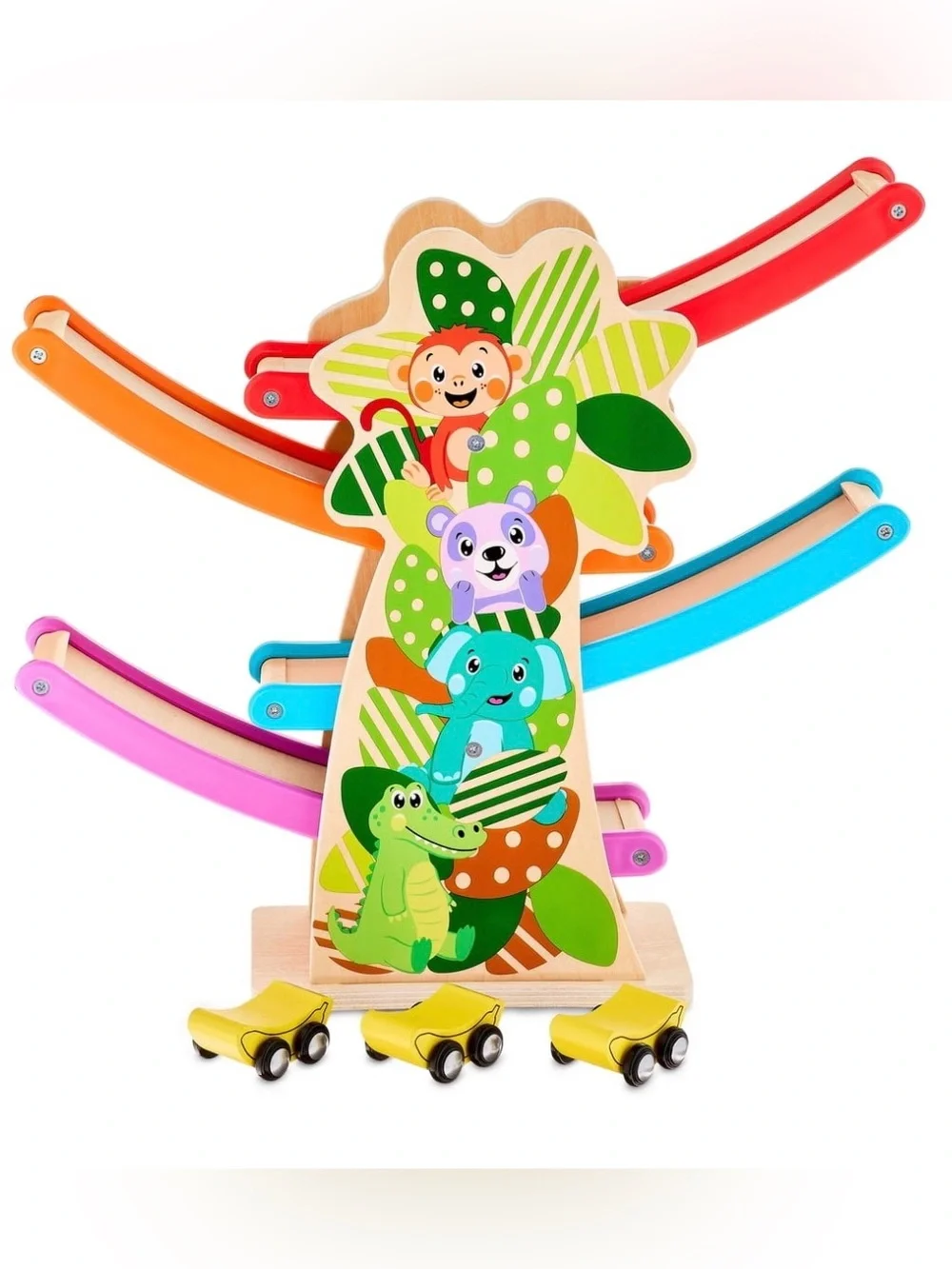 Wooden Banana Cars Ramp